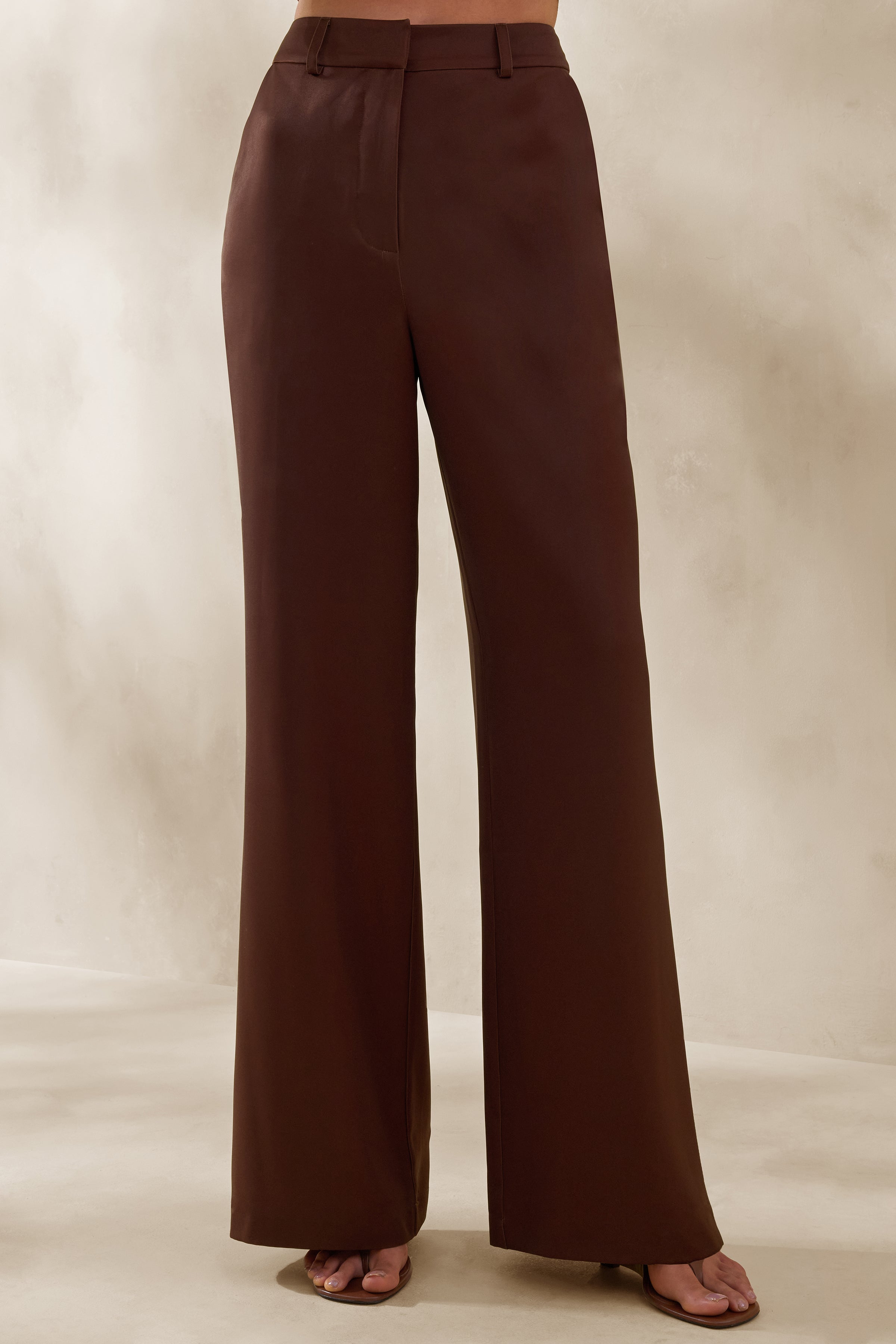 Seloria | Brown Wide-Leg Trouser